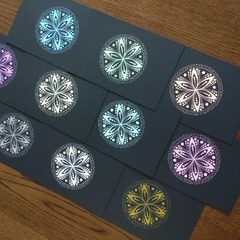 点描マンダラアート　☆☆初めてでも楽しく♪マインドフルネス効果も☆☆