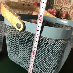 IKEA カゴ 水色 収納かご 2個セット☆の画像