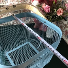 IKEA カゴ 水色 収納かご 2個セット☆の画像