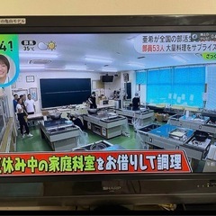 シャープSHARP AQUOS  亀山モデル　32型の画像