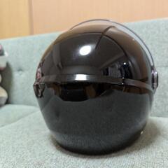 ZACK シールド付き　ジェットヘルメット ブラック FREEサイズ(58-59㎝) の画像