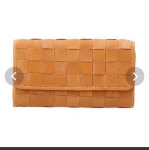 (A)新品未使用　fes 長財布　本革　牛革　レディース　ブラウン