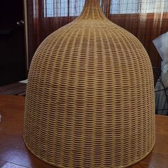 IKEAラタンランプシェード(中古)