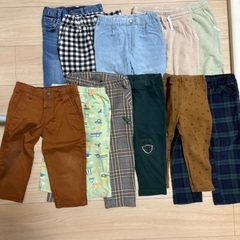 ベビー服　秋冬　90サイズ　95サイズ　長袖 長ズボン 50枚 ＋ 靴下 10足 セット　まとめ売り　男の子　子供服の画像