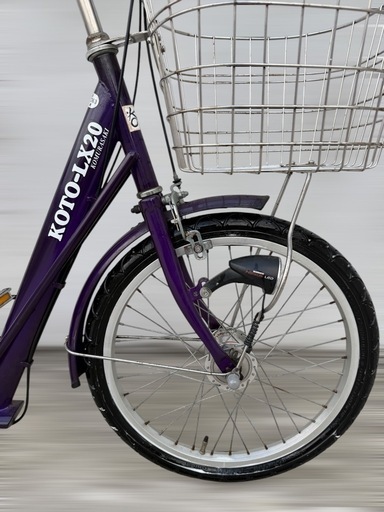 京都自転車組合 着物用自転車 3段変速 KOTO-LX20 若紫 20インチ