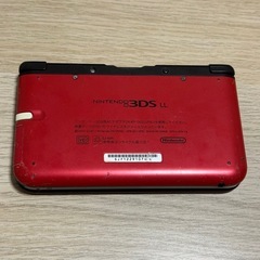 [お取引中]3DSLL ﾚｯﾄﾞ×ﾌﾞﾗｯｸ 本体の画像