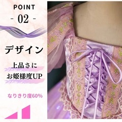 子ども プリンセスドレスの画像