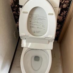  大阪市発引取対応　リクシル　LIXIL INAX dt-b181xu 動作品 ピュアホワイト 温水洗浄便座 ウォシュレット シャワートイレ　便座タンク一体型の画像