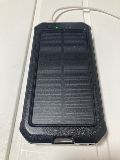 モバイルバッテリー PB09 30000mAh 大容量 急速充電 ソーラーチャージャー 4台同時充電 ケーブル内蔵