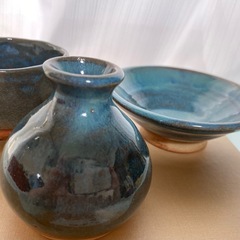 【お取引決定】湯呑み  小皿  花瓶(とっくり)  の画像