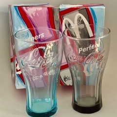 コカコーラ　グラス　2個　未使用品