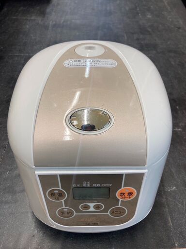 ☆中古￥4,800！シー・シー・ピー　3.5合炊飯ジャー　家電　2022年製　BK-R60-WH型　【BJ160】