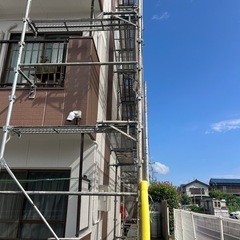 リフォーム用足場施行します。