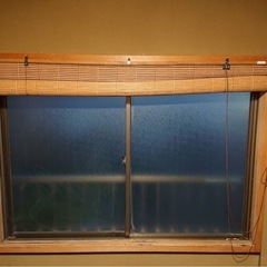 【中古】アジアンテイストロールアップシェード