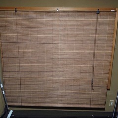 【中古】アジアンテイストロールアップシェードの画像