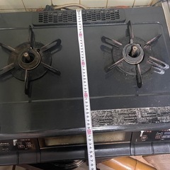 都市ガス用（12A,13A用）ガステーブル型2口コンロの画像