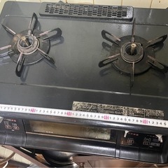 都市ガス用（12A,13A用）ガステーブル型2口コンロの画像