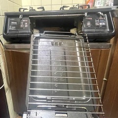 都市ガス用（12A,13A用）ガステーブル型2口コンロの画像