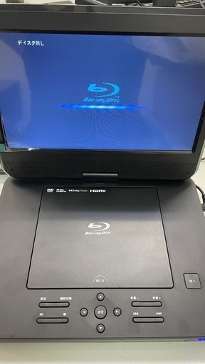 アグレクション 10インチ ポータブルブルーレイディスクプレーヤー