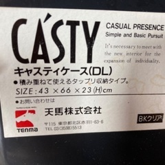 衣装、収納ケース43×66×23 2個の画像