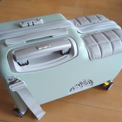 キッズトラベル 機内持ち込みサイズ くすみグリーン 乗れる キャ...