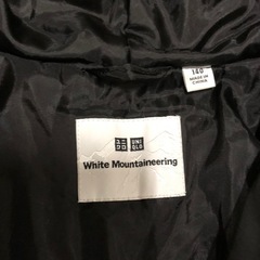 UNIQLO×ホワイトマウンテニアリング 黒　サイズ140 アウターの画像