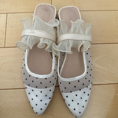 水玉サンダル