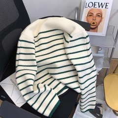 【新品】セーター レディース ネック ニット カーディガン セーター スタイル女性ルーズ長袖厚手トップ コートの画像