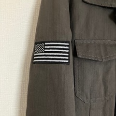 ミリタリージャケット　グレーの画像