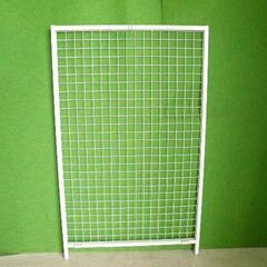 【オカムラ製】システム什器用 エンドネット １枚 取付金具なし 150cm×91.5cm■スチールネット■N-526の画像