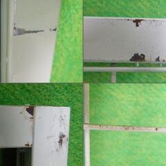 【オカムラ製】システム什器用 エンドネット １枚 取付金具なし 150cm×91.5cm■スチールネット■N-526の画像