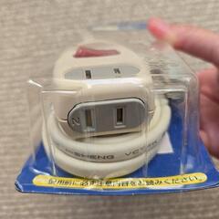 コーナン集中スイッチ付き防塵タップ3m2個口の画像