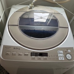 中古洗濯機　SHARP 洗濯機9kg ES-KSV9E-N  2021年製