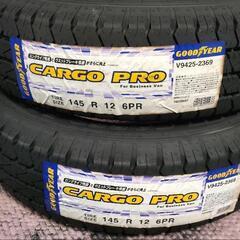 未使用タイヤ2本145R12 6PR LT 軽トラ軽バン用