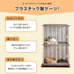 キャットタワーゲージ新品組み立て済み未使用、美品の画像