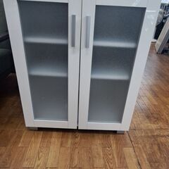【リサイクルショップどりーむ鹿大前店】No11205　食器棚　白色　写真参照　おすすめ♪　お手頃価格　(^O^)／の画像