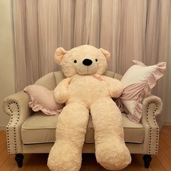 ふわふわな大きいくまのぬいぐるみ
