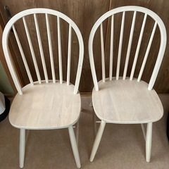 【引渡し決定】IKEA 木製椅子2脚
