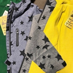 120㎝【新品】ジャンパー薄手(みどり)の画像
