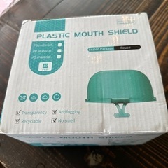 プラスチックマウスシールドx6