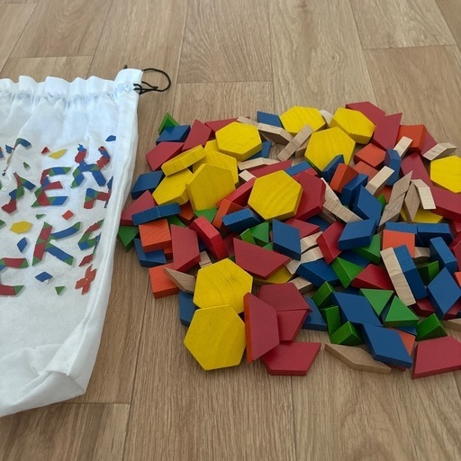 パターンブロック　タングラム　正規品　木製　150ピース　知育玩具