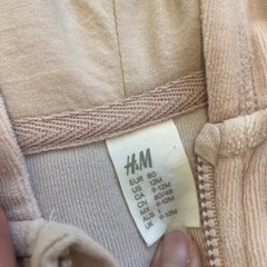 h&m ベロアセットアップの画像