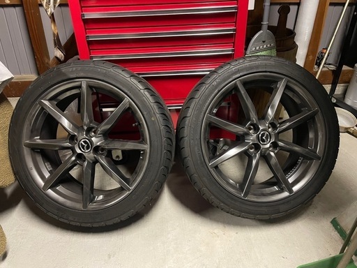 NDロードスターRF 純正ホイール2本　タイヤ付き　美品