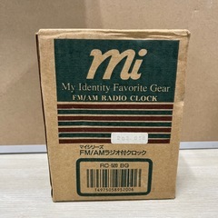 新品　マイシリーズ FM/AMラジオ付クロック 時計 RC-52...
