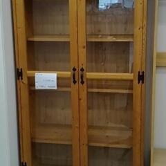 本棚 ガラス扉 TJ8115の画像