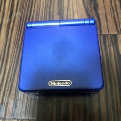 ゲームボーイアドバンスSP 青色