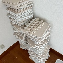 （お譲り先決定）ニトリNパズルマット　ジョイントマット厚さ2cm...