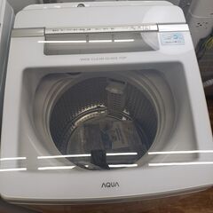 AQUA 2020年製 10㎏全自動洗濯機 AQW-GV100Rの画像
