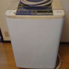中古洗濯機　残り湯ホース付き