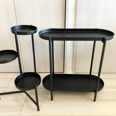 ［取引決定］おまけ付きIKEA プラントスタンド・オリヴブラード２点